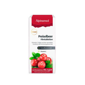 Alpinamed Preiselbeer Filmtabletten | Schutz für Blase & Harnwege