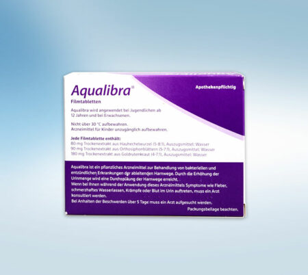 Aqualibra 60 Filmtabletten Rückansicht