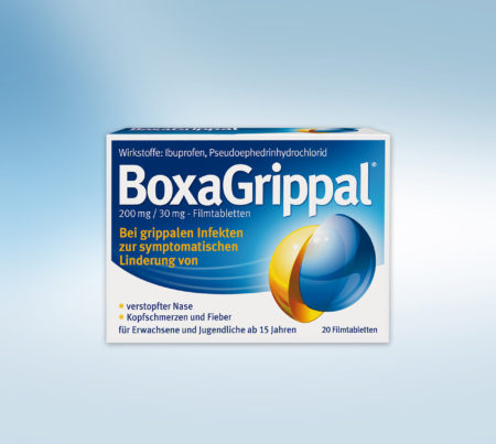 BoxaGrippal® Filmtabletten 200/30MG ++ Die intelligente Kombi bei Erkältung