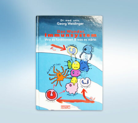 Buch vom Dr. Georg Weidinger mit dem Titel Das Wunder Immunsystem