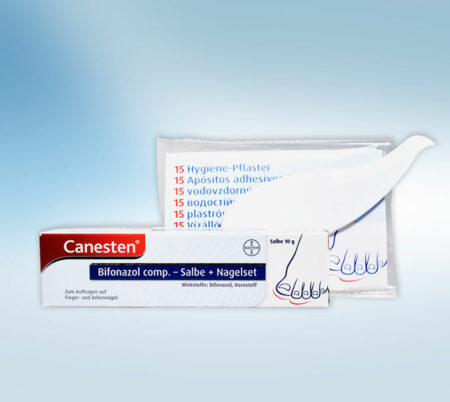 Canesten Bifonazol Salbe + Nagelset Pflasteransicht