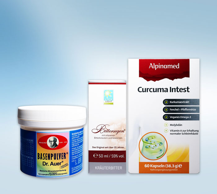 Darmfit Paket light bestehend aus drei ausgewählten Produkten