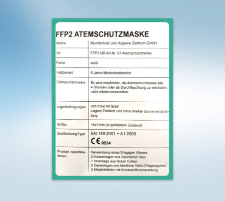 FFP2-MUNDSCHUTZMASKEN ++ aus Österreich ++ weiß ++ 50 Stück – Bild 3
