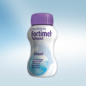 Fortimel Compact Neutral 125ml in weißer Trinkflasche