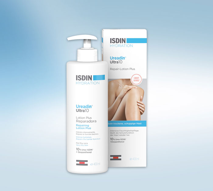 ISDIN Ureadin Ultra10 Repairing Lotion Plus für sehr trockene und schuppige Haut 400ml