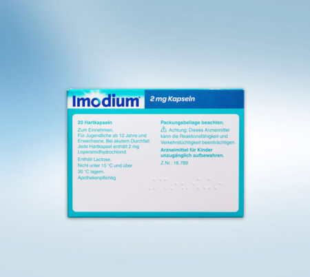 imodium 2mg 20 Kapseln Rückseite