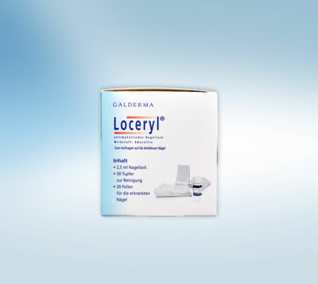 Loceryl Antimykotischer Nagellack 2,5ml Seitenansicht
