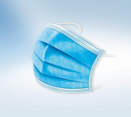 MEDIZINISCHE KINDERMASKE ++ HELLBLAU ++ 50 Stück ++ HYPOALLERGEN ++ 3-LAGIG
