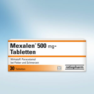 Mexalen 500mg 30 Tabletten gegen Schmerzen und Fieber