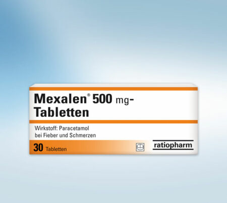 Mexalen 500mg 30 Tabletten gegen Schmerzen und Fieber