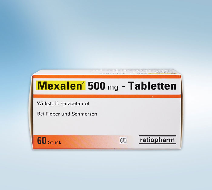 Mexalen 500mg 60 Tabletten