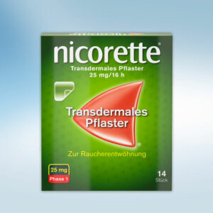 Nicorette transdermales Pflaster zur Raucherentwöhnung 25 mg/16 h und 14 Stück