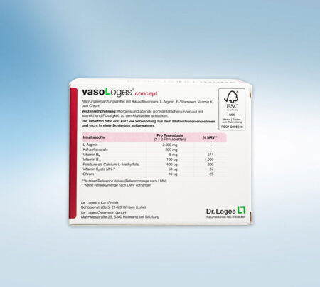 vasoLoges Concept 120 Filmtabletten Verzehrempfehlung