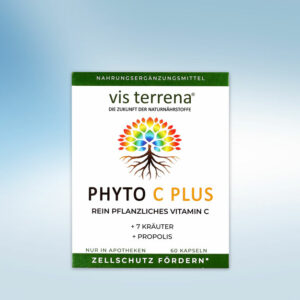 Vis terrena phyto C Plus rein pflanzliches Vitamin C 60 Kapseln