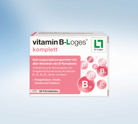 VITAMIN B-LOGES KOMPLETT Filmtabletten 60 Stück ++ Unterstützung für Nervensystem und Energiestoffwechsel