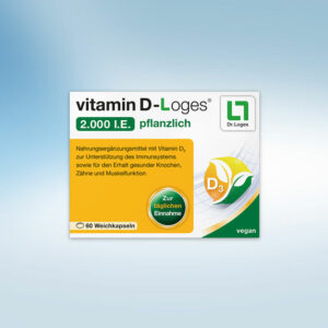 Vitamin D-Loges 2.000 IE 60 pflanzlich Kapseln