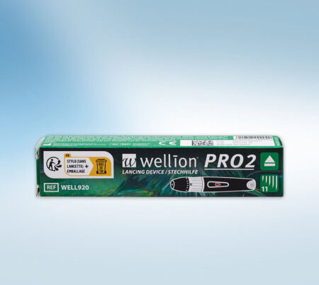 Wellion pro2 Stechhilfe für sanfte Blutgewinnung