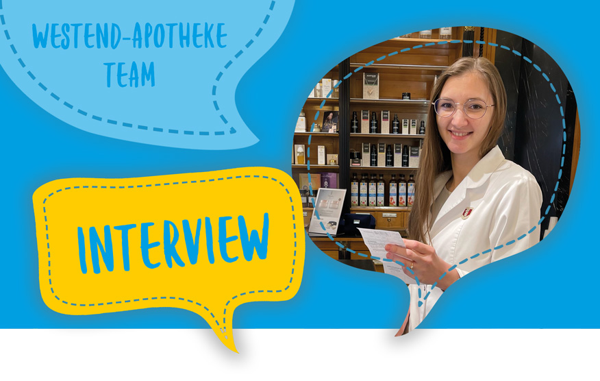 Mag. Pharm. Xenia Bernhauser von der Westend Apotheke im Interwiew