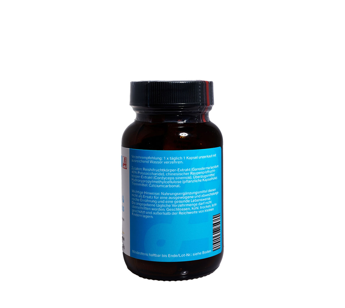 Westend Reishi & Cordyceps 60 Kapseln Zutaten und Verzehrempfehlung