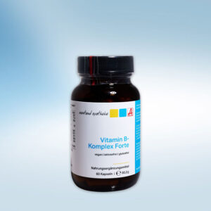 Westend Vitamin B-Komplex Forte 60 Kapseln in einem braunen Glasbehälter