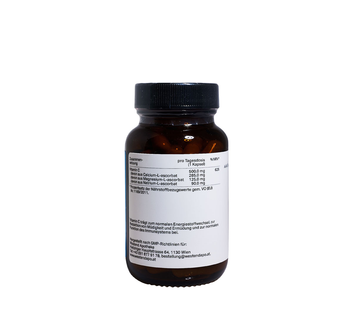 Westend Vitamin C Gepuffert 60 Kapseln Zusammensetzung