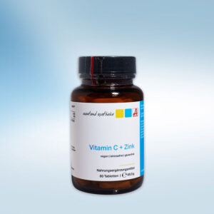 Westend Vitamin C + Zink 60 Tabletten im Apothekerglas