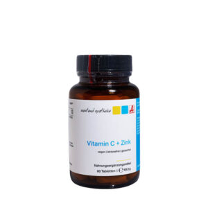 Westend Vitamin C + Zink 60 Tabletten im Apothekerglas