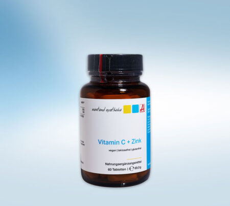 Westend Vitamin C + Zink 60 Tabletten im Apothekerglas