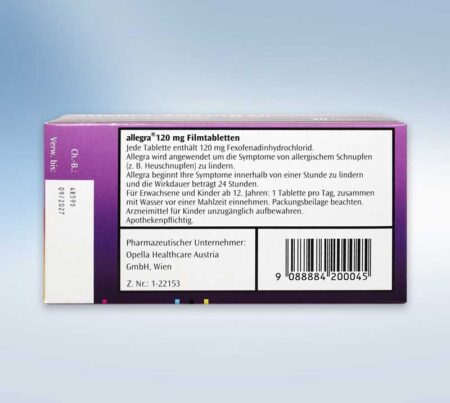 ALLEGRA FTBL 120MG ++ Allergietabletten ++ Antiallergikum – Bild 2