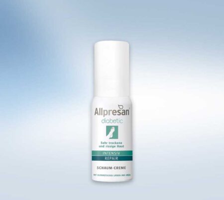 ALLPRESAN diabetic intensiv repair mit Urea ++ Schaum Creme – Bild 2