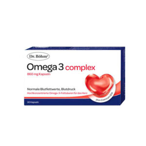 Dr. Böhm®Omega 3 complex Kapseln | hochdosiert Omega3 + Q10