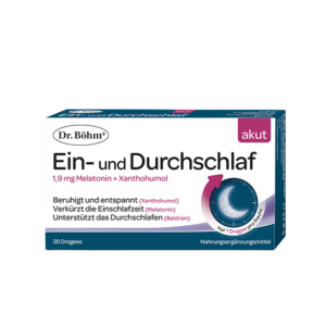 Dr. Böhm Ein- und Durchschlaf Akut | Schneller Einschlafen und erholt Aufwachen