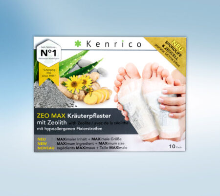 Kenrico Kräuterpflaster Zeolith 10 Stück Vorderseite