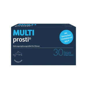 MULTIprosti – Nahrungsergänzungsmittel für Männer mit steirischem Kürbiskernöl, 30 Softgel-Kapseln von Genericon