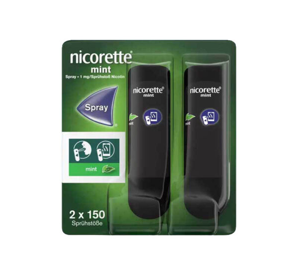nicorette® Spray Mint Doppelpack | In 30 Sek. rauchfrei werden