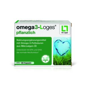 OMEGA 3-LOGES® pflanzlich KPS 120 Stück ++ 100%vegan