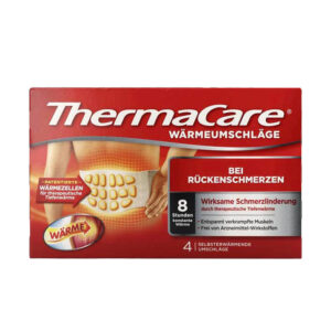 ThermaCare Wärmeumschläge für den Rücken in der Verpackung
