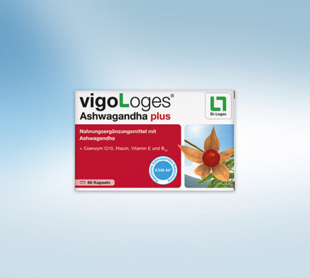 vigoLoges® Ashwagandha plus++ 60 Kapseln ++ für Gesundheit und Vitalität bis ins hohe Alter