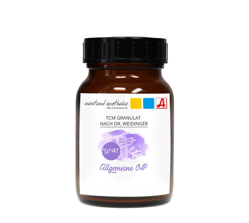 100g Weidinger Mischung Nr. 41 „Allgemeine OP" im braunen Apothekerglas